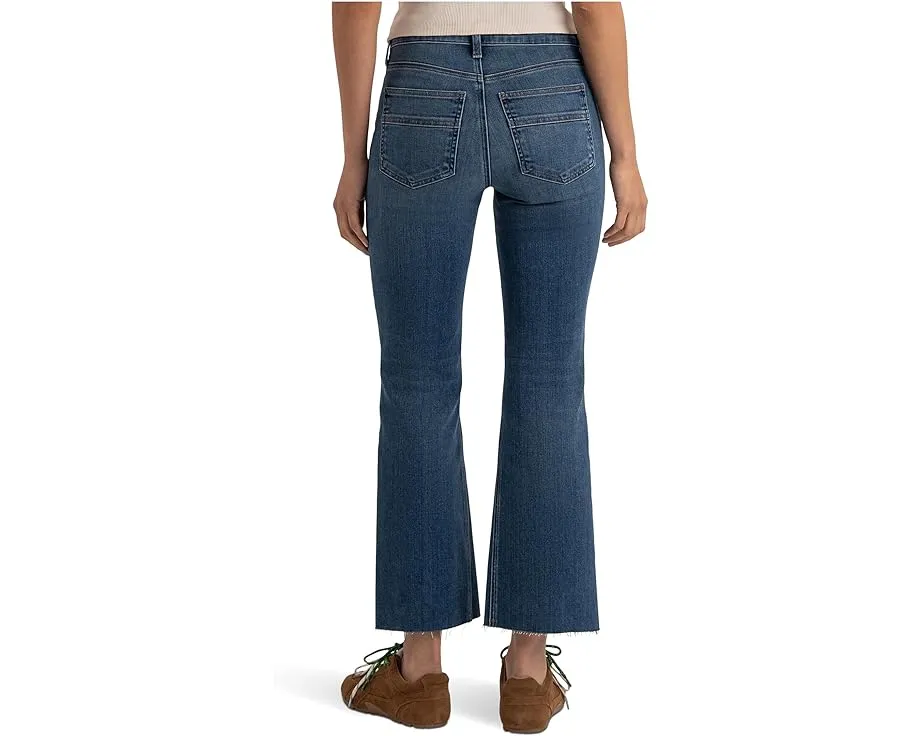 Брюки KUT from the Kloth Petite Kelsey с высокой посадкой и расклешенными штанинами