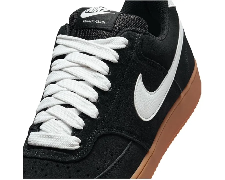 Кроссовки Nike Court Vision Low Flyease черно-коричневые