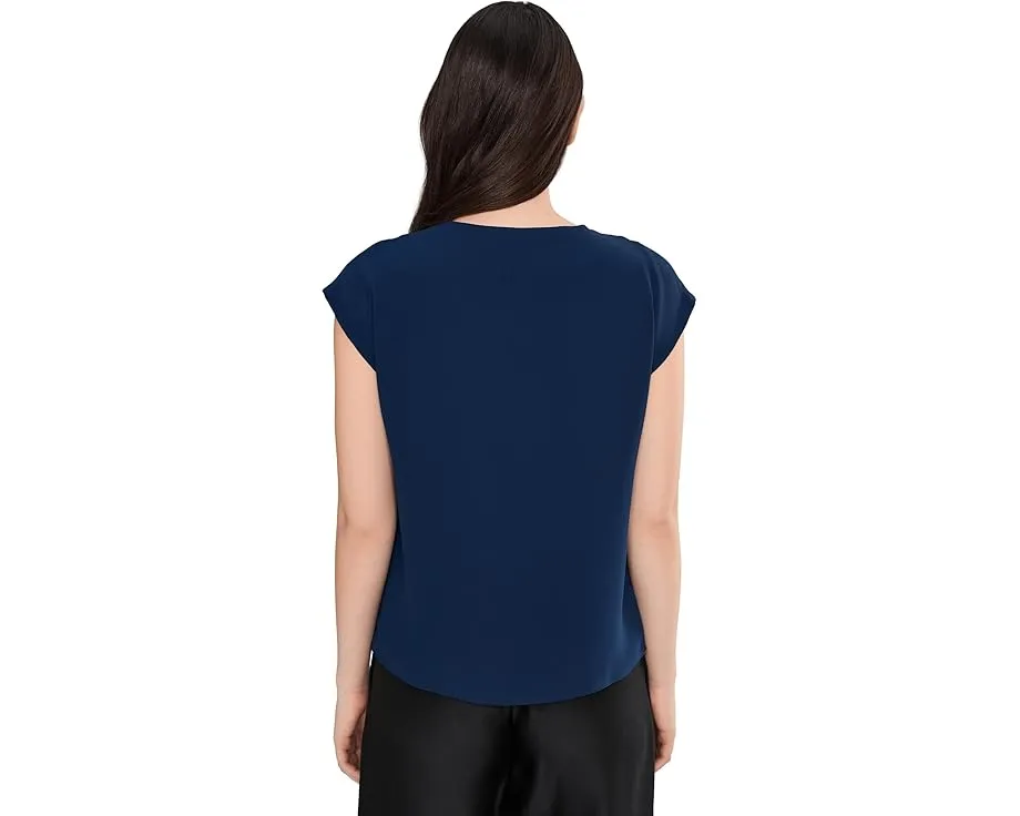 Топ Trina Turk Zula с V-образным вырезом и плиссировкой