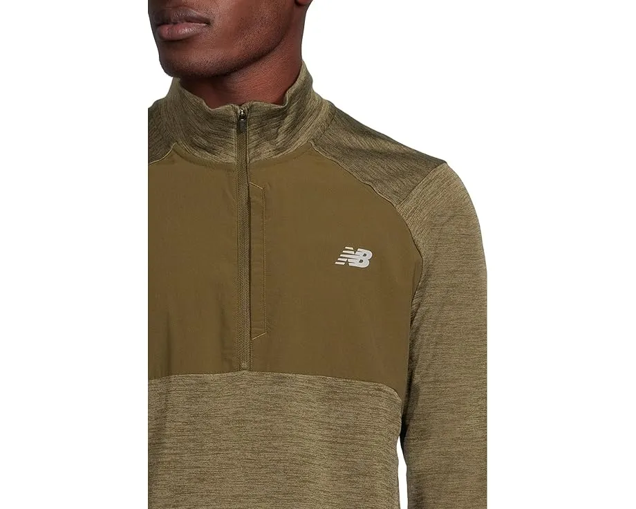 Кофта New Balance Athletics Heat Grid 1/2 Zip с технологией обогрева