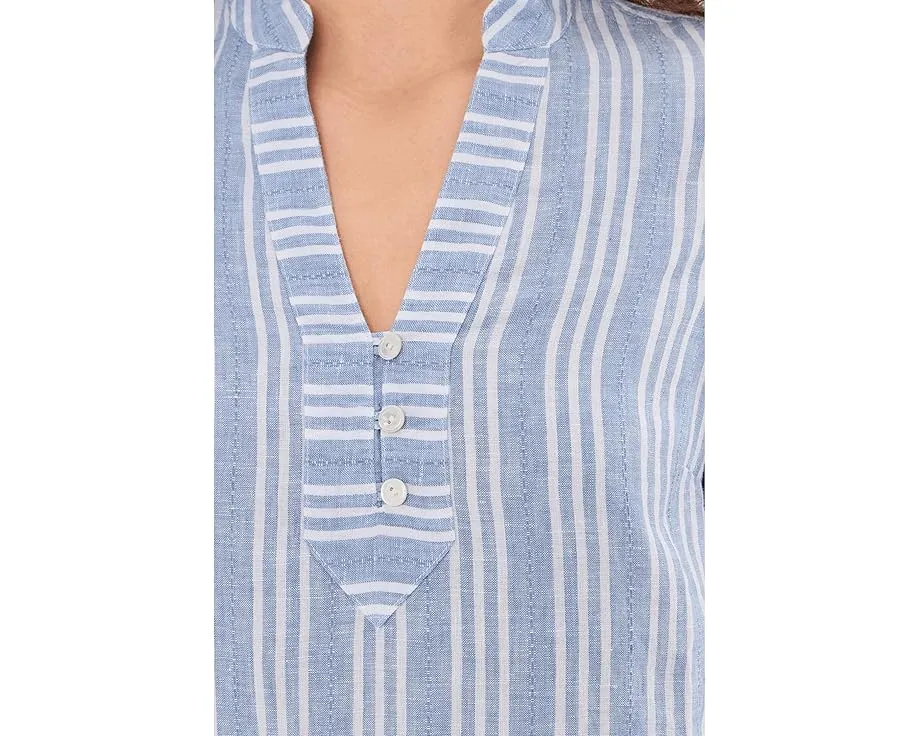 Блуза Tommy Bahama Beach Breeze Popover из льна с длинными рукавами