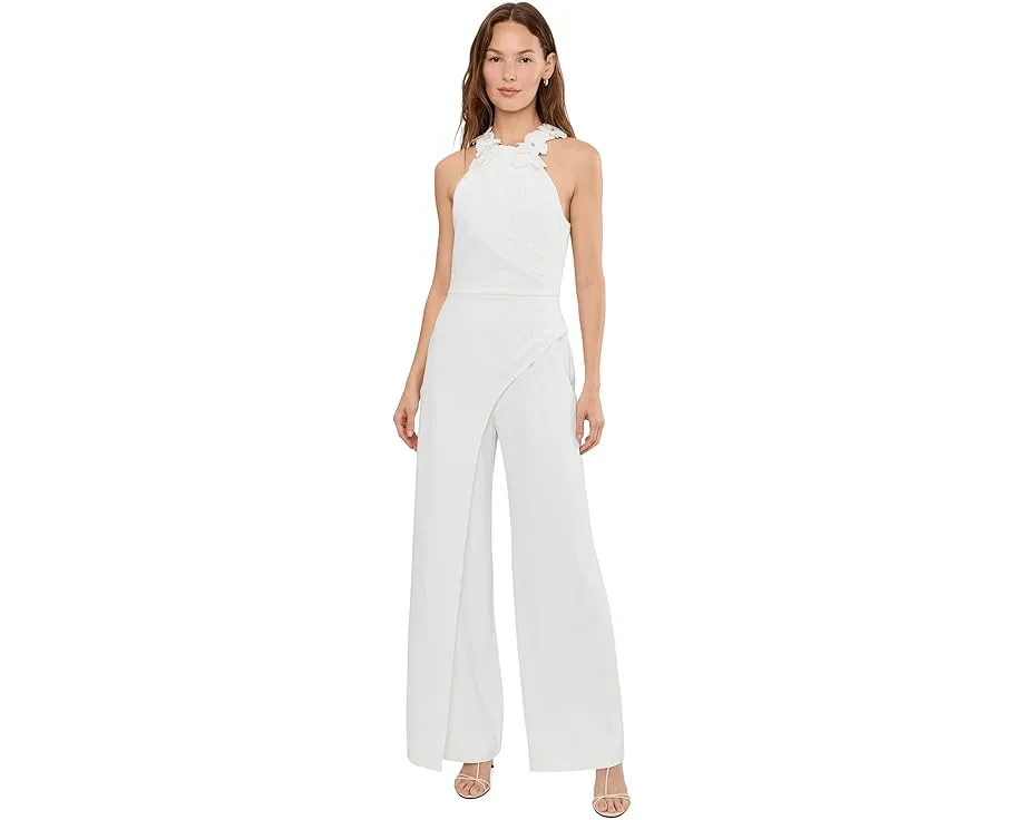 Комбинезон Rosette Halter с декором из розеток от Adrianna Papell