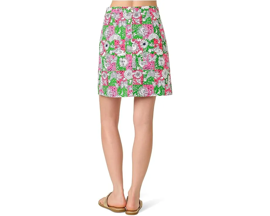 Скорт мини Lilly Pulitzer Fairbanks с завышенной талией и кружевной отделкой