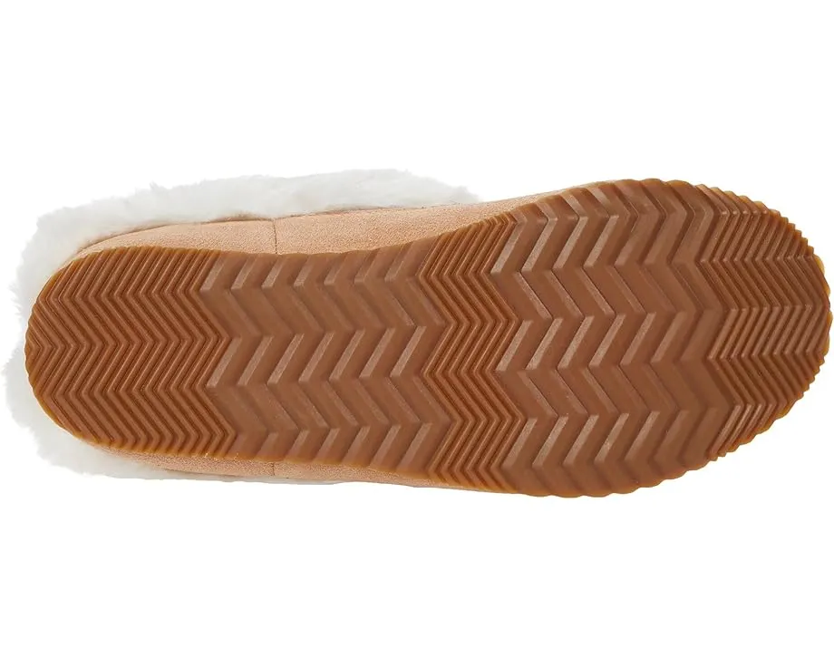 Домашние тапочки Sorel Go с искусственным мехом и резиновой подошвой