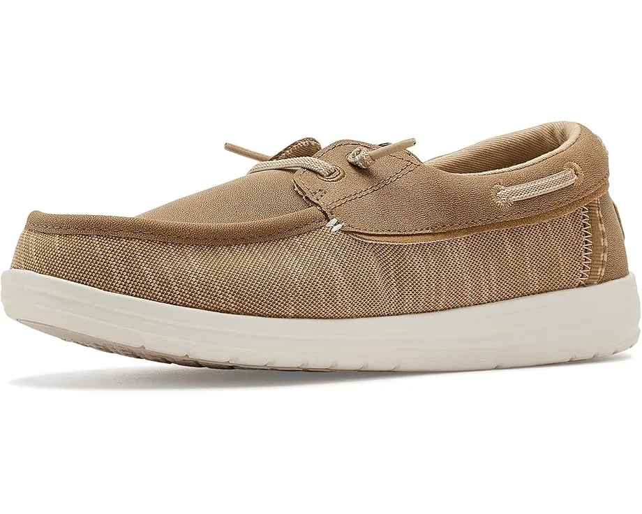 Hey Dude Kids Wells Classic легкие повседневные ботинки с эластичными шнурками