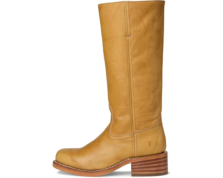 Сапоги Frye Campus 14L из крафтовой кожи с кожаной подошвой и каблуком