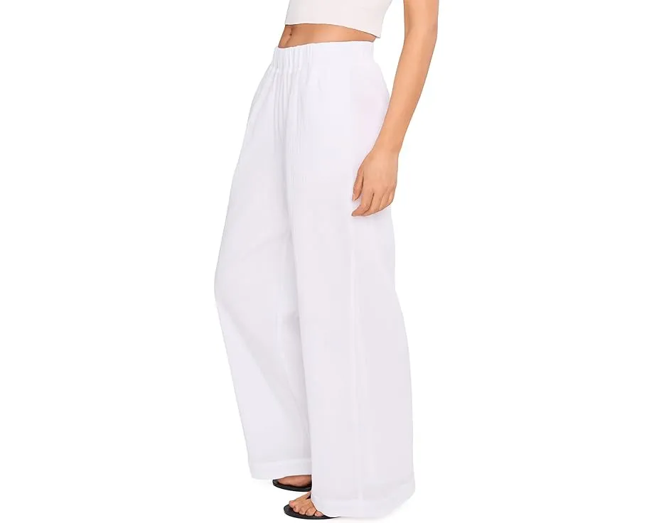 Брюки пляжные Seafolly Beach Edit из креповой ткани с карманами