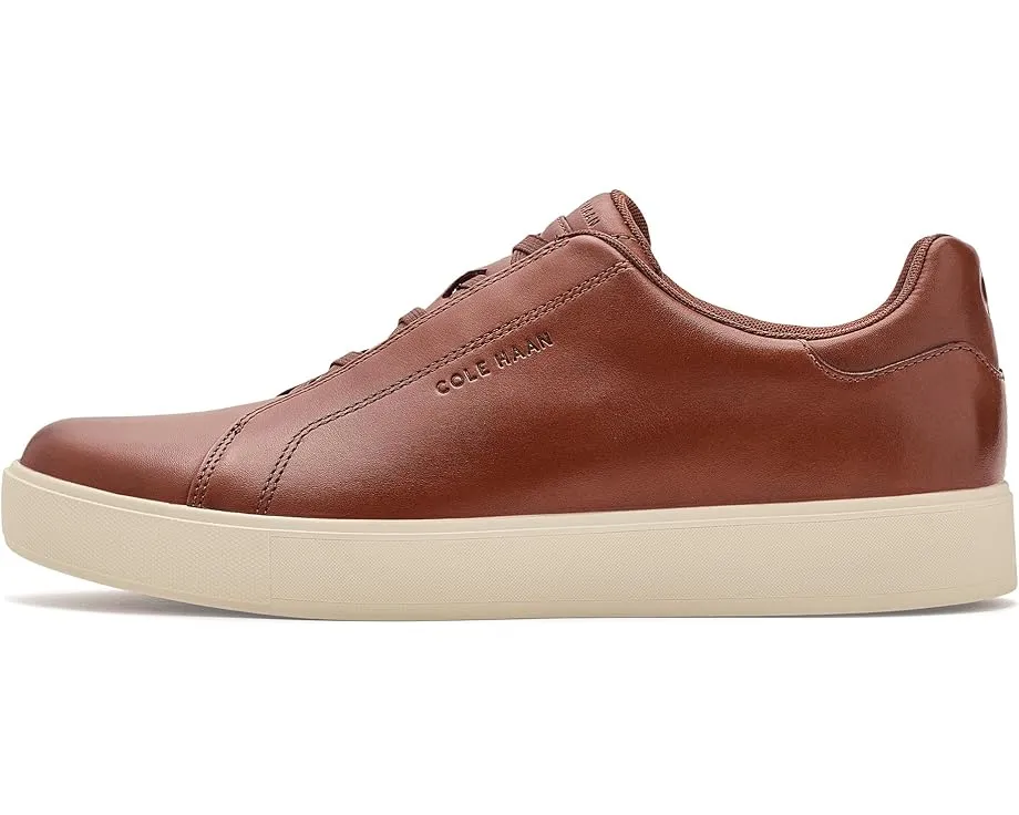 Cole Haan Grandpro Luxe Slip On слипоны из кожи с круглым носком