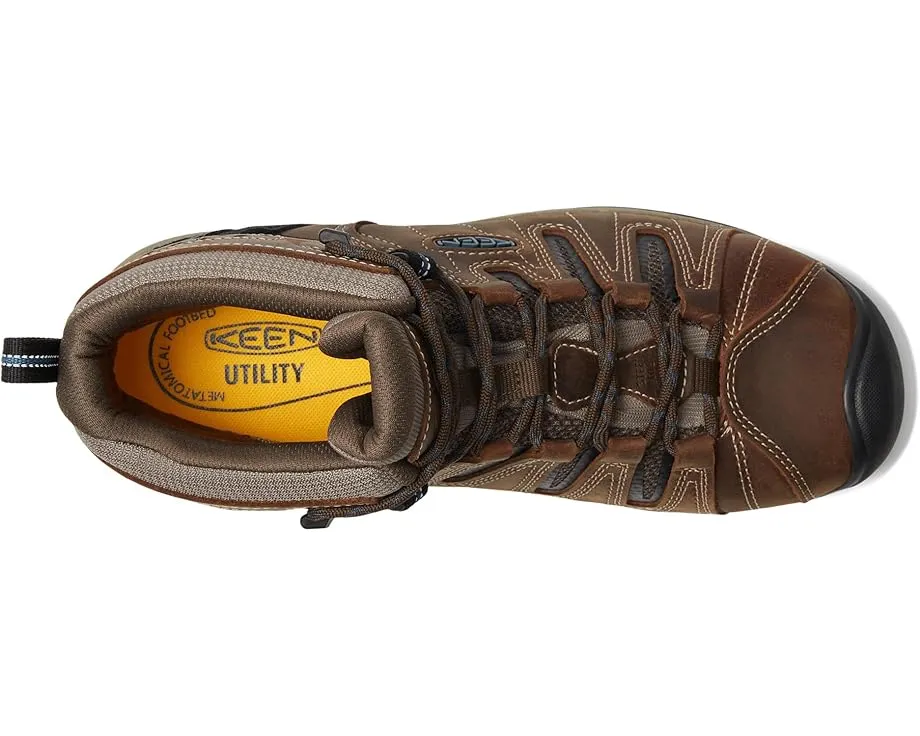 Водонепроницаемые рабочие ботинки KEEN Utility Flint II Mid со стальным мысом