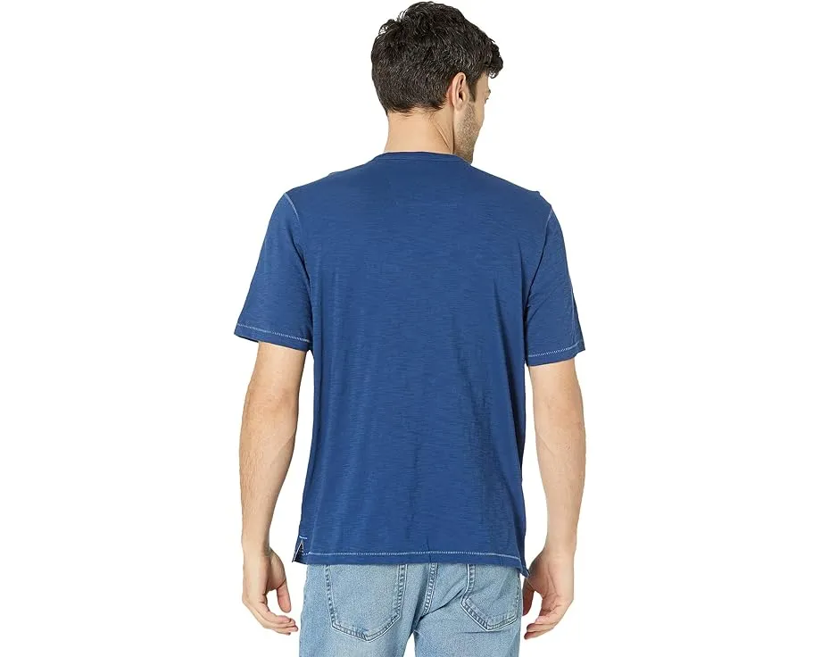 Футболка Tommy Bahama Bali Beach Crew Short Sleeve с вышивкой парусника