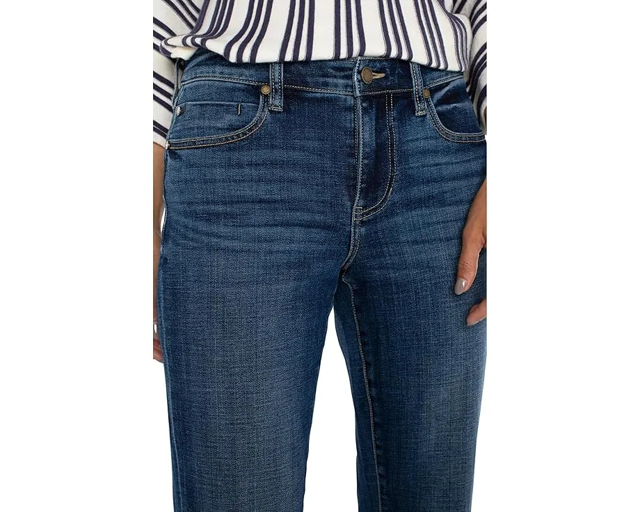 Джинсы Liverpool Los Angeles Marley Girlfriend с манжетами и низкой посадкой