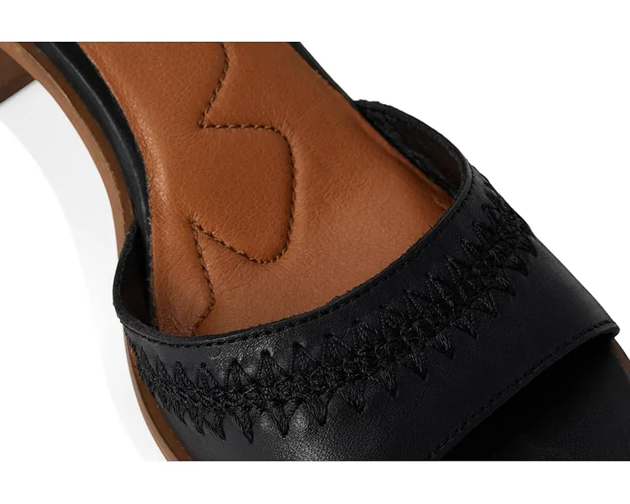 Сандалии Lucky Brand Shivona на каблуке с декоративной строчкой и молнией