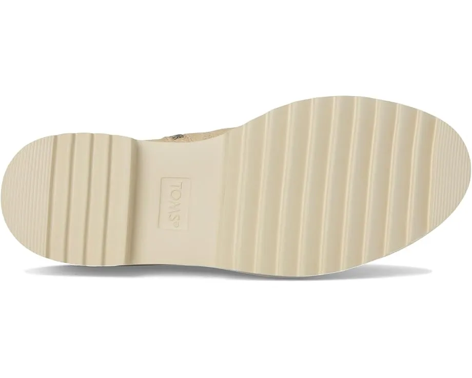 Ботинки TOMS Maude на платформе из замши с боковой молнией