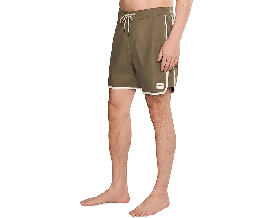 Шорты Hurley Phantom Naturals Scallop Panel 17 с фигурными вставками