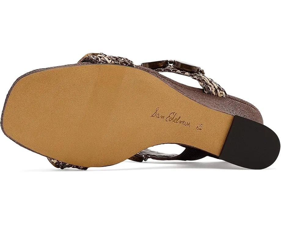 Туфли Sam Edelman Dante Stone на танкетке с искусственным верхом и кожаной подкладкой