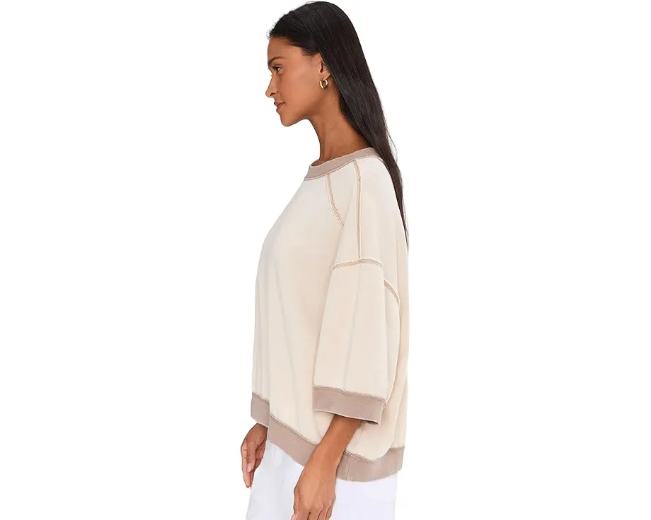 Свободный пуловер Everything из уютного флиса с рельефными манжетами Free People