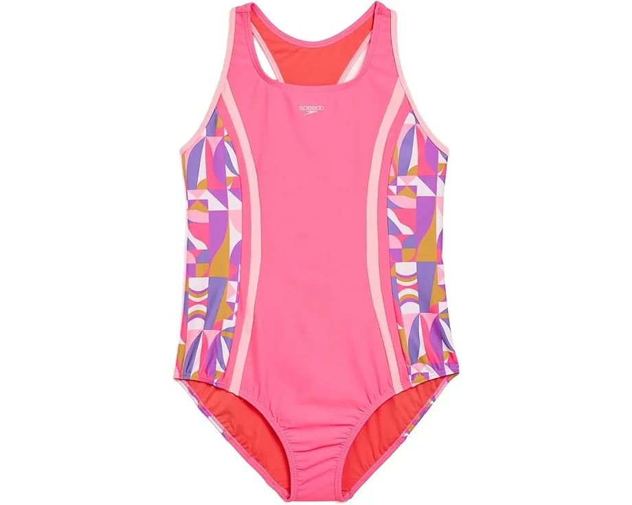 Цельнокроеный купальник Speedo Kids Racerback с принтом для детей