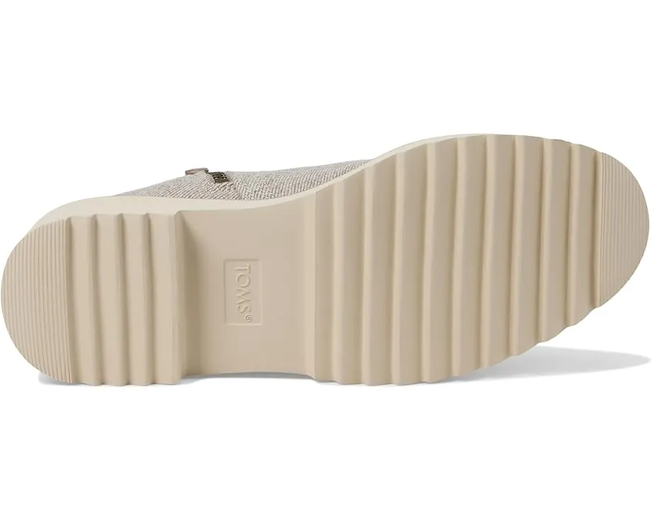 Ботинки TOMS Maude на платформе из замши с боковой молнией