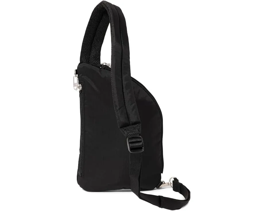 Baggallini Securtex антикражевая слинг сумка Half Moon с защитой от порезов