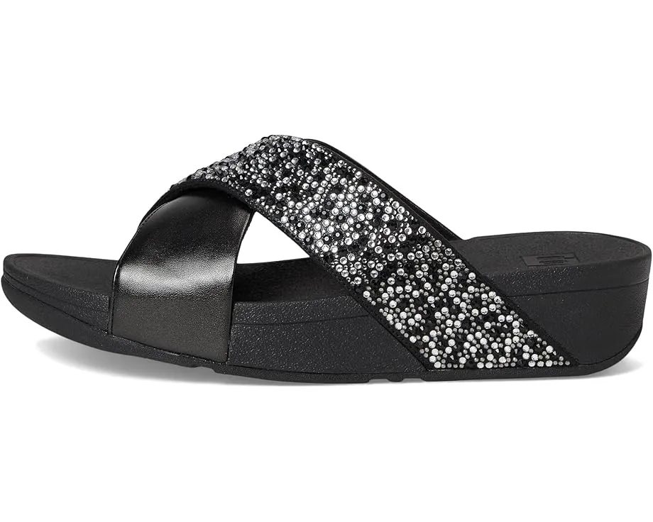 FitFlop Сланцы Lulu Crystal-Mix с кристаллами и технологией MicroWOBBLEBOARD