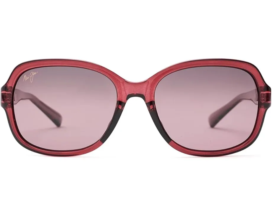 Солнцезащитные очки Maui Jim Hiluhilu с розовой оправой и линзами PolarizedPlus2