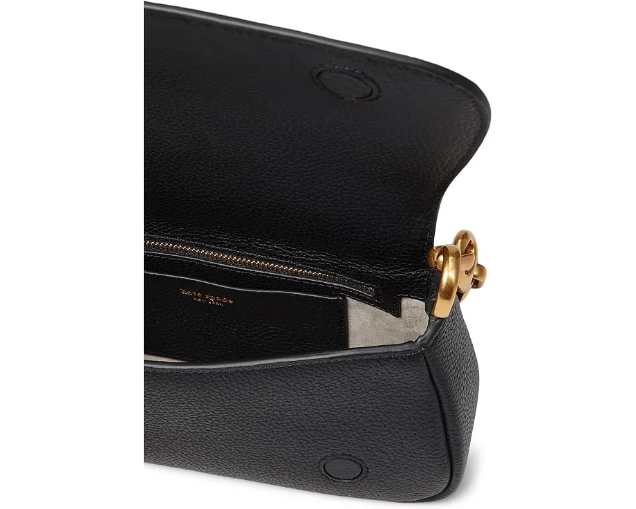 Gramercy Pebbled Leather Small Flap Shoulder Bag