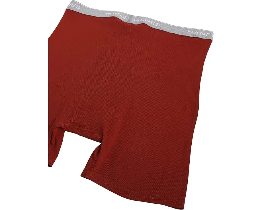 Трусы боксеры Hanes Cool Dri с влагоотводящей тканью и поясом ComfortFlex упаковка 10 штук