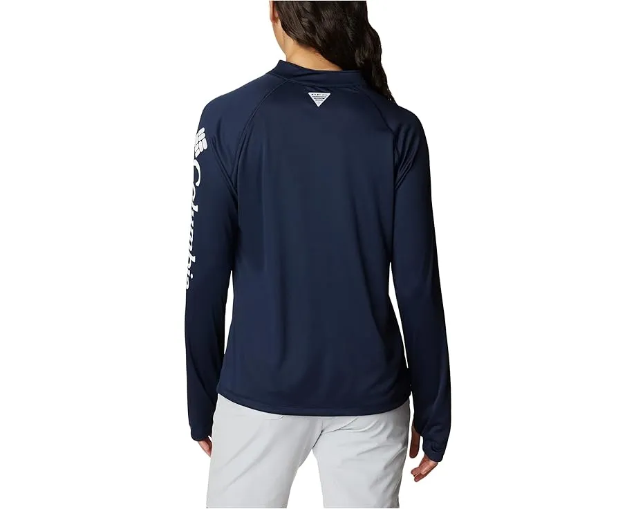 Футболка Columbia Tidal Tee 1/4 Zip с защитой от солнца UPF 50 и отводом влаги