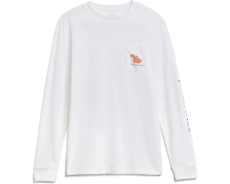 Футболка с китом и ломтиком арбуза долгий рукав Vineyard Vines