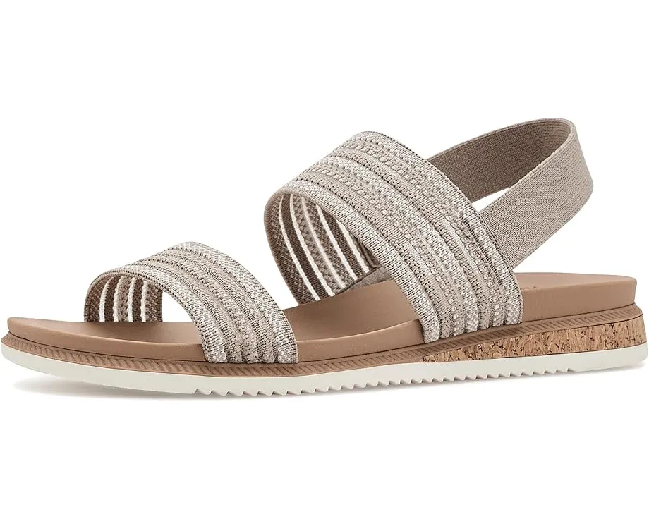 Босоножки BOBS from SKECHERS Bobs Desert Kiss Low Breezy Stripe