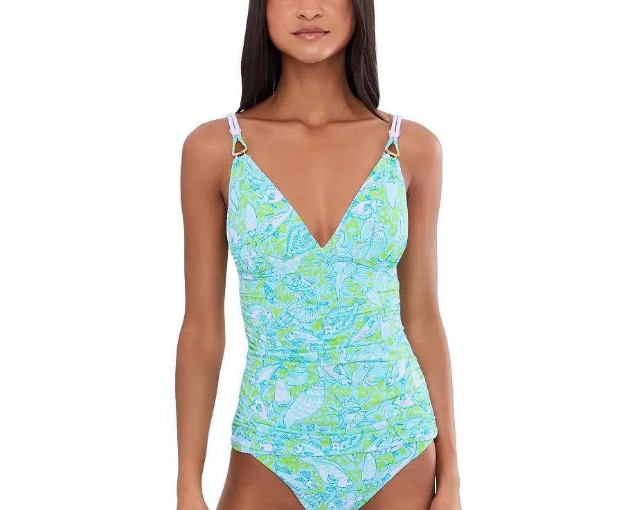 Lilly Pulitzer танкини топ Amarika с цветочным принтом