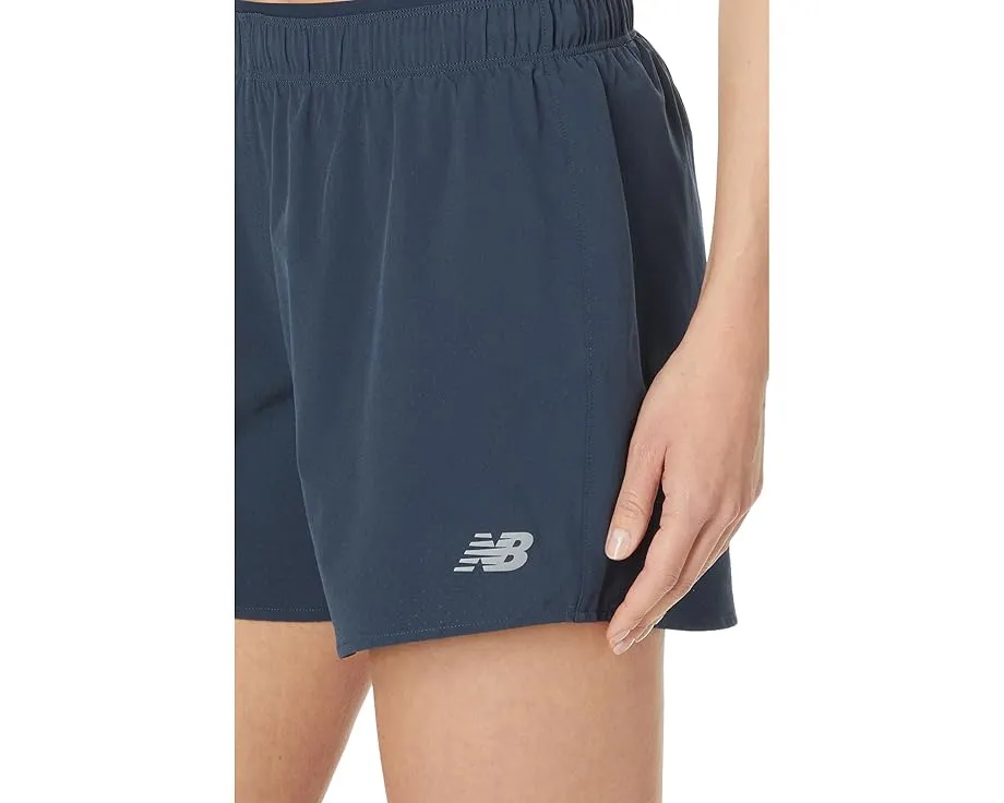 Шорты New Balance RC 5 дюймов с эластичным поясом и карманом