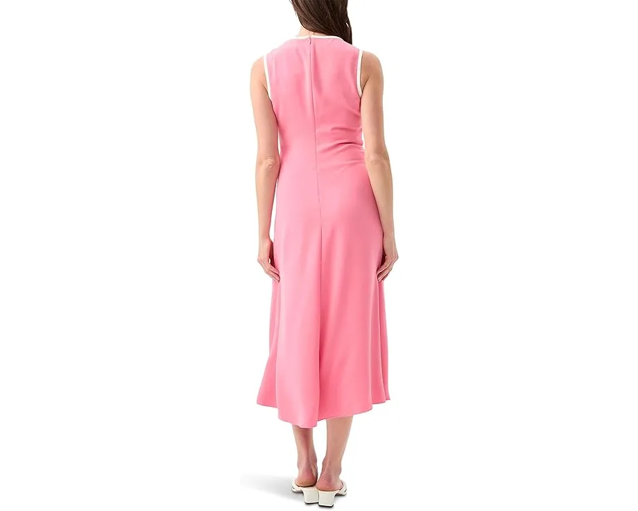 Trina Turk Платье миди Magnifique с карманами и контрастной отделкой