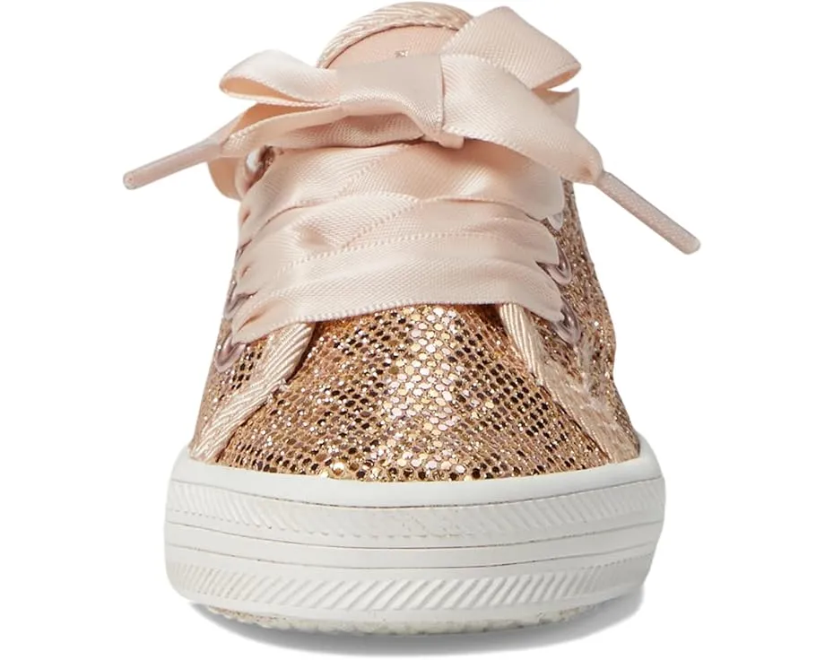 Keds Kickstart Jr. Celebrations блестящие кроссовки для детей с атласными шнурками