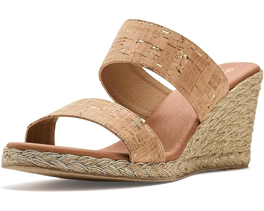 Сандалии Andre Assous Nolita Cork на эспадрилье с клином из пробки