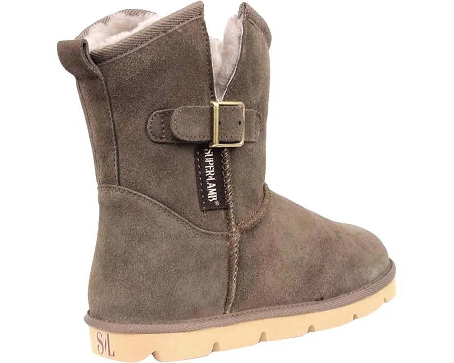 Ботинки SUPERLAMB Arghali Buckle с овчиной и анатомической стелькой