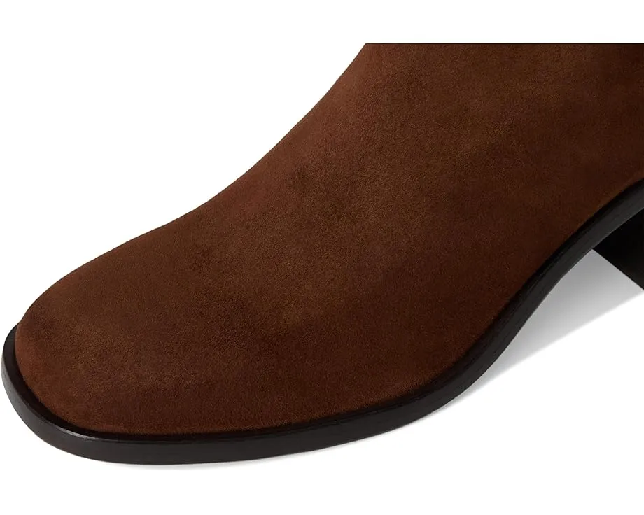 Ботинки Stuart Weitzman 5050 Finn до колена с квадратным носком на массивном каблуке