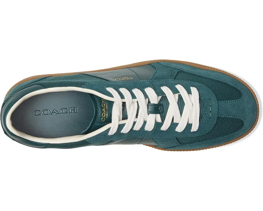Кроссовки COACH Ellis из кожи и замши с надписью бренда