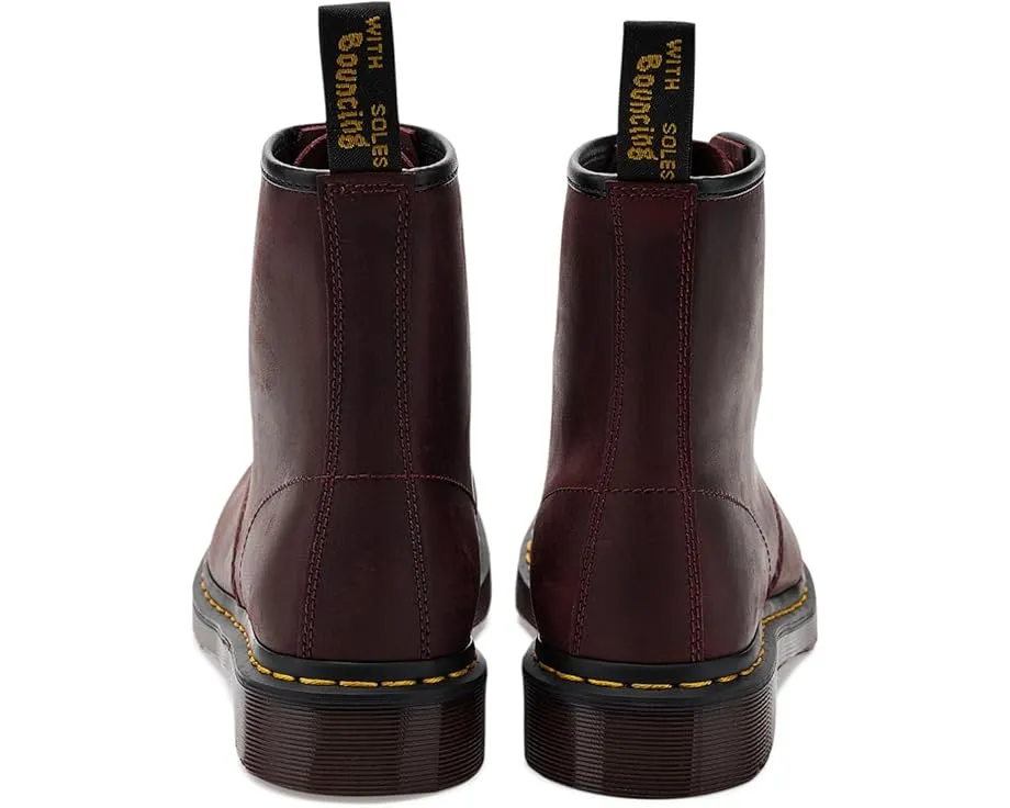 Ботинки Dr. Martens 1460 из премиальной кожи вишневого цвета