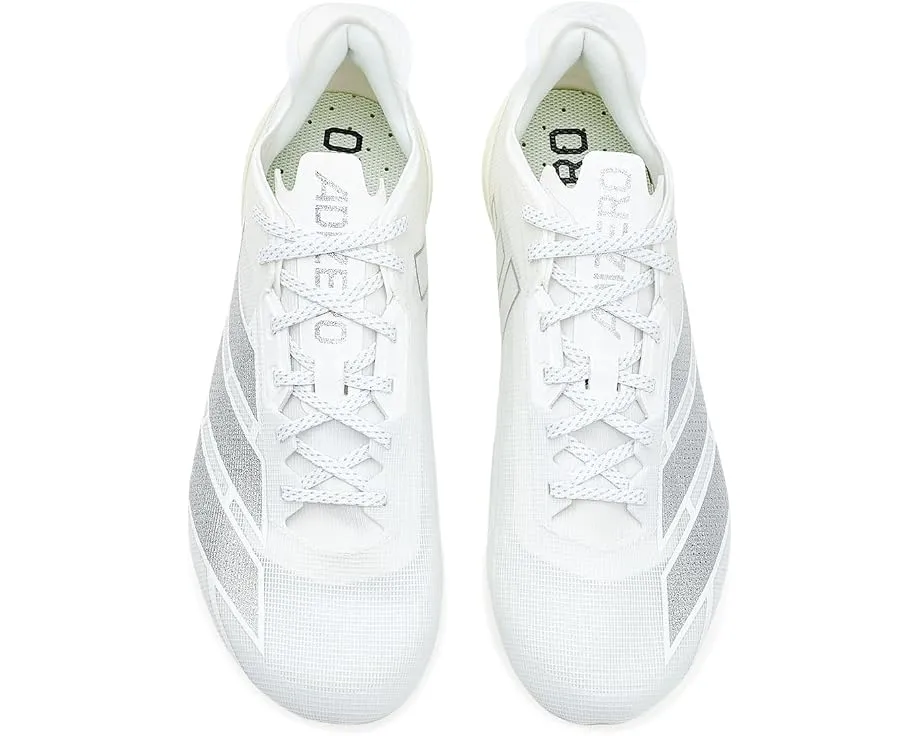 Бутсы Adidas Adizero Electric для американского футбола белые с золотым