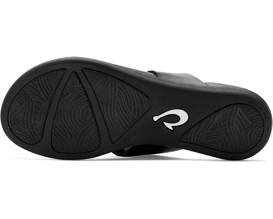 Кожаные сандалии Ho'opio Mele с узлом на перемычке и поддержкой от OluKai