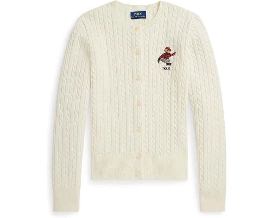 Кардиган Polo Ralph Lauren Kids с вышитым медвежонком Polo