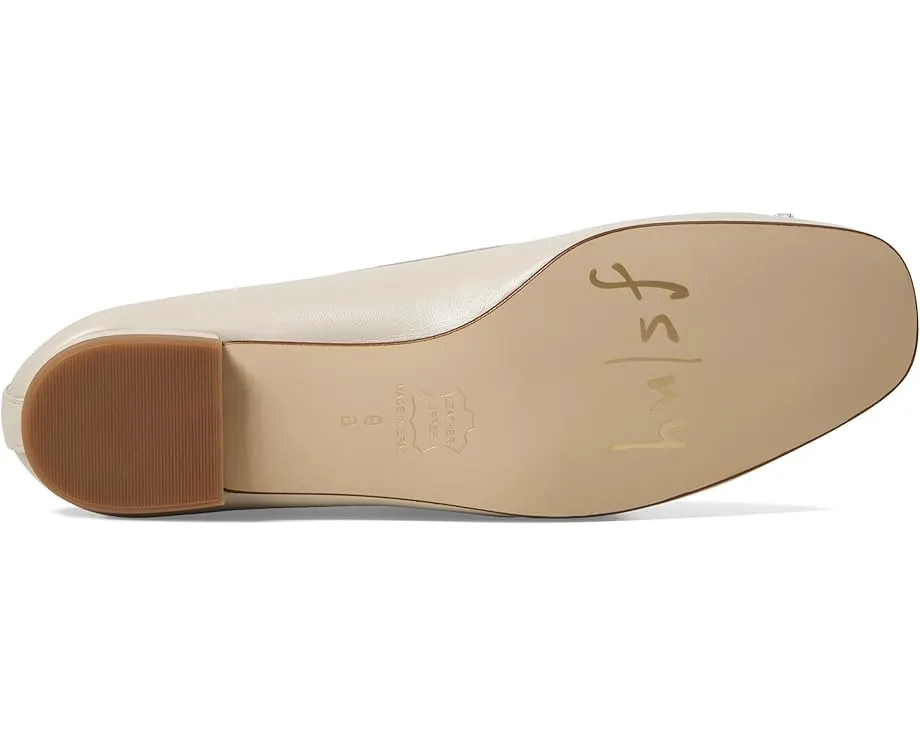 Туфли French Sole Marlena с квадратным носком и бантом из жемчуга