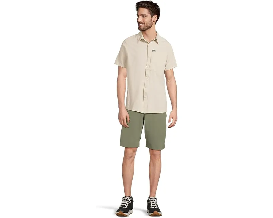 Columbia Sage Peak Woven Short Sleeve Shirt с защитой UPF 50 и технологией влагоотведения