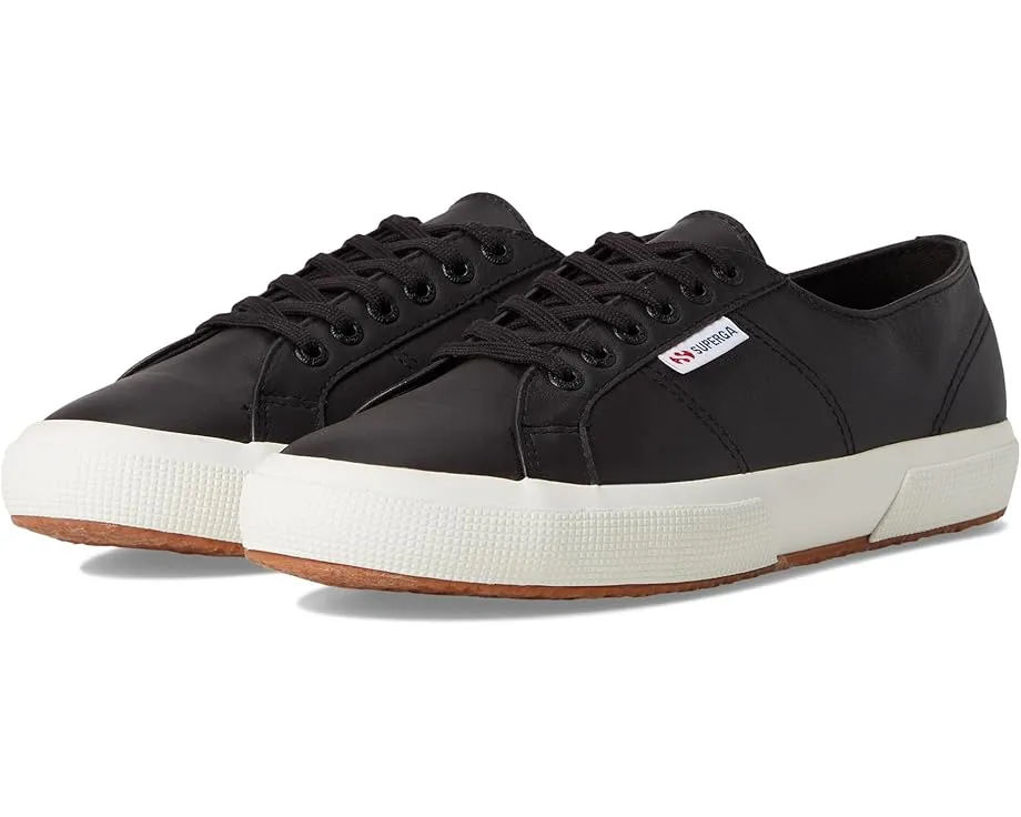 Кроссовки Superga 2750 Nappa из натуральной кожи с круглым носком