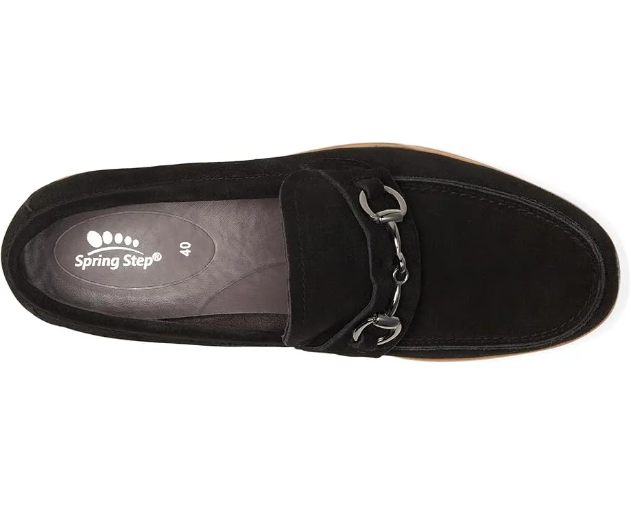 Лоферы Spring Step Maryln из замши с металлической пряжкой
