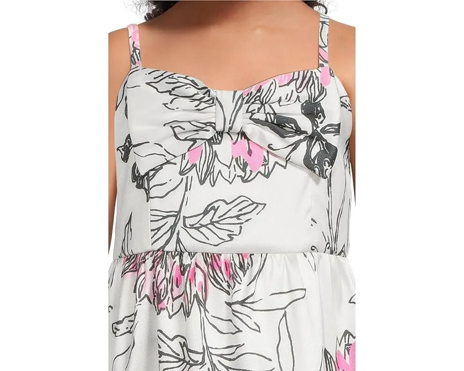 Платье Mini Ryder для девочки с регулируемыми бретелями и бантом Lilly Pulitzer Kids