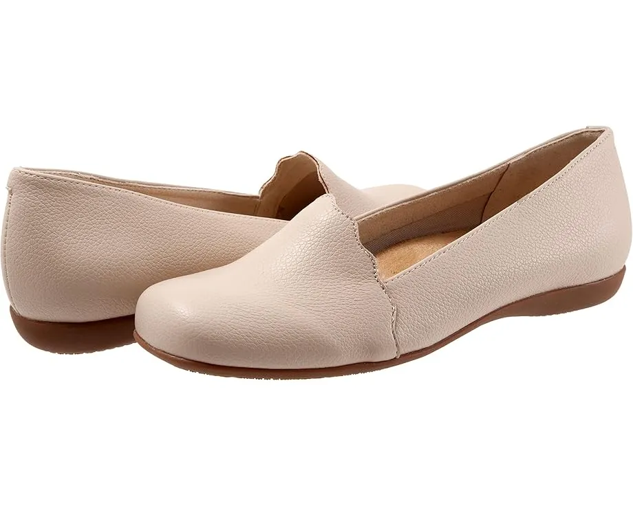 Лоферы Trotters Sage с квадратным носком и фигурным краем