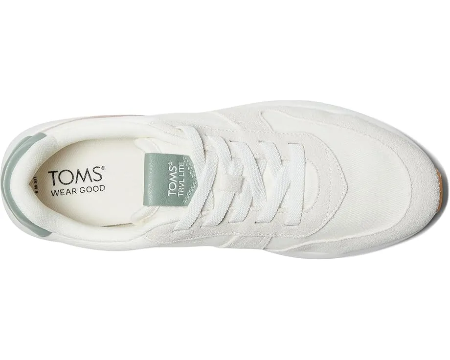 Кроссовки TOMS TRVL LITE Retro из замши с эластичным мысом и съемной стелькой
