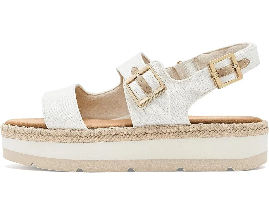 Сандалии TOMS Giana на платформе с регулируемой застежкой на липучке